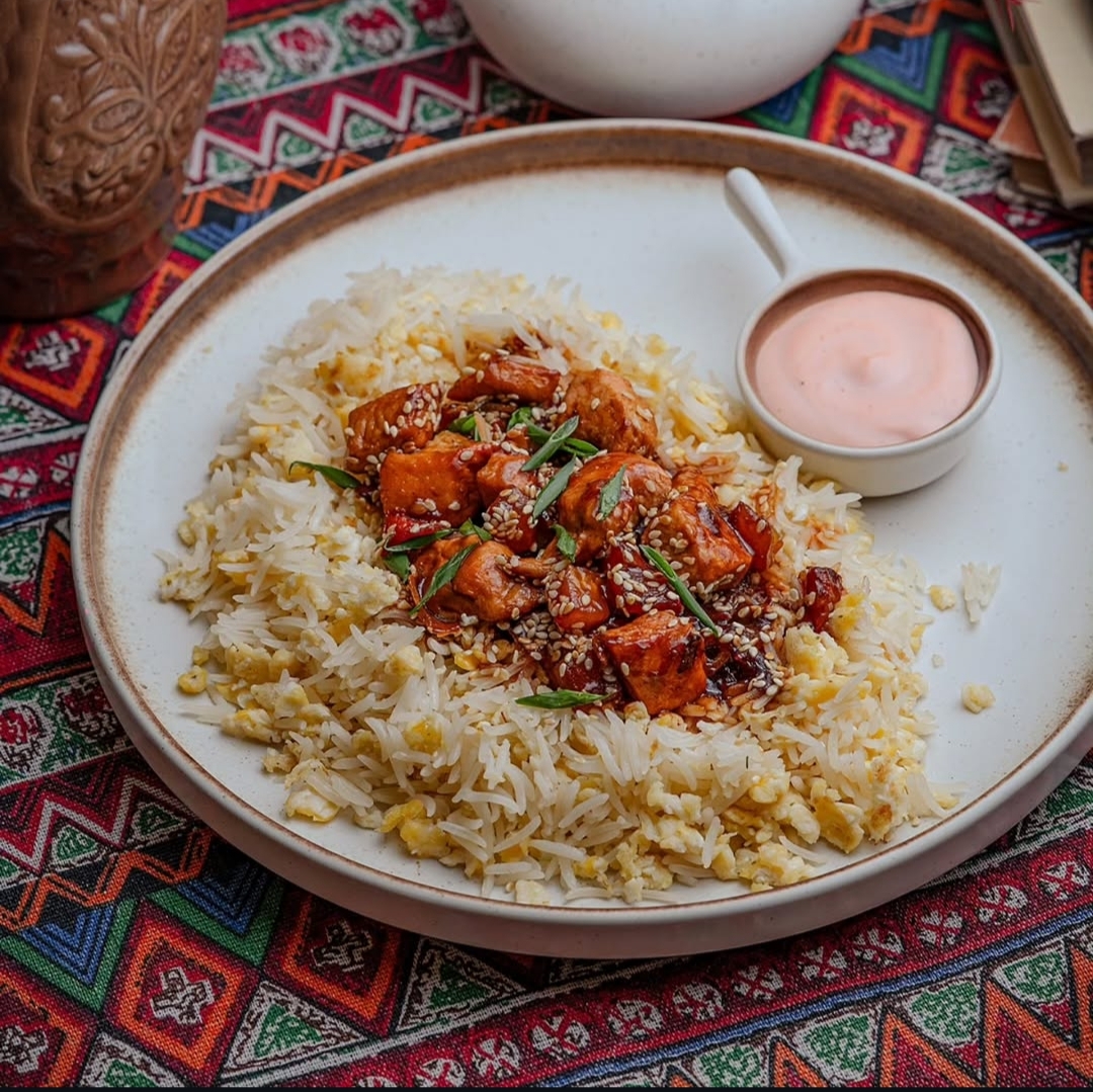 Курица терияки с рисом