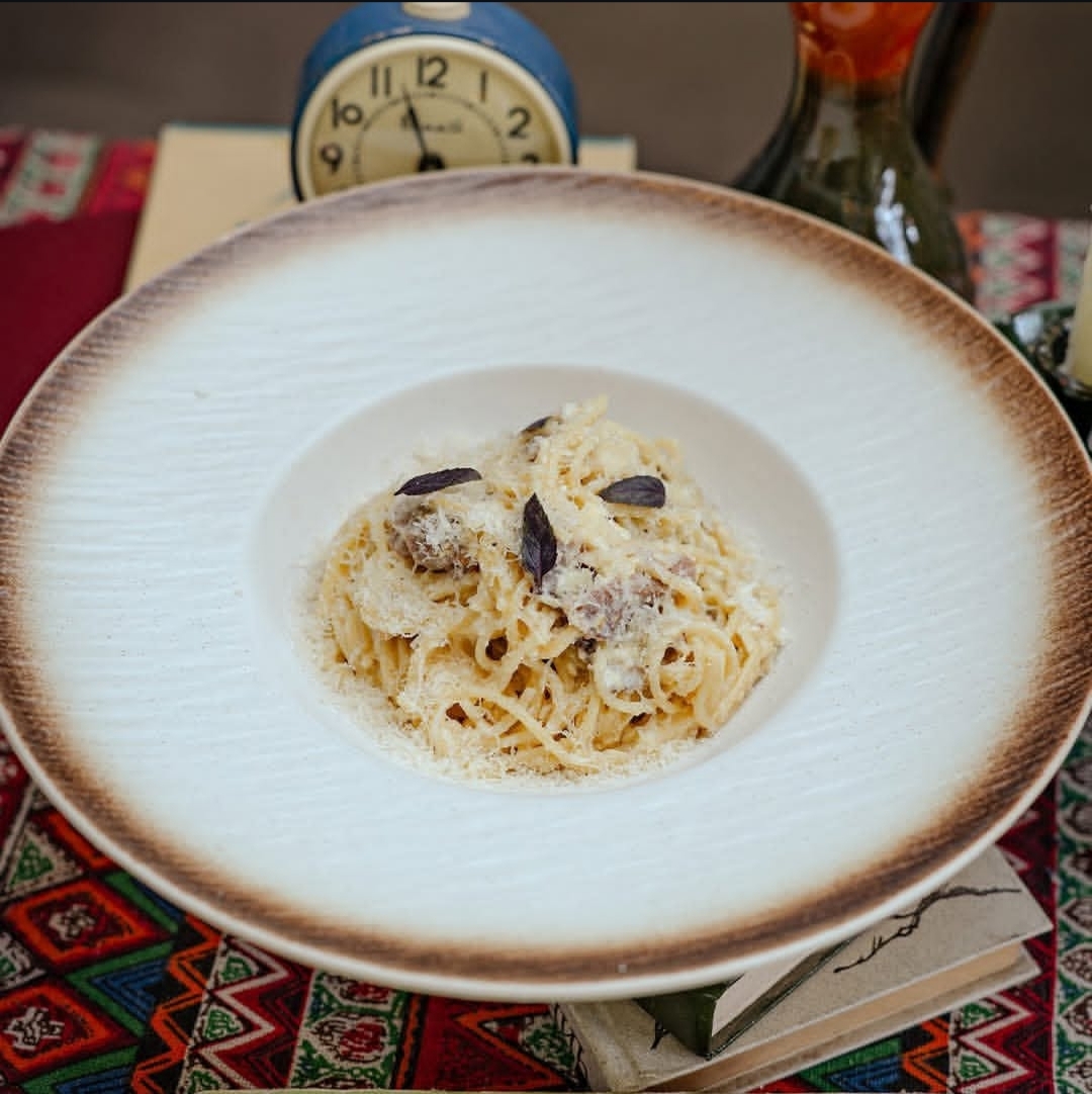 спагетти кабонара